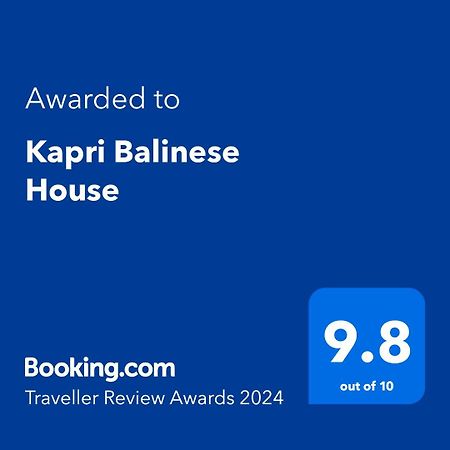 Apartamento Kapri Balinese House Ubud Exterior foto